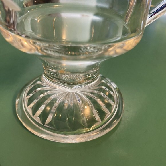 4 Set Princess house Floral Etched footed irish coffee mugs - Picture 5 of 11